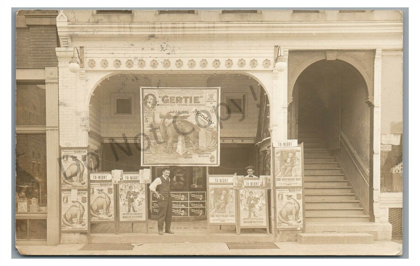 empress theater rppc postcard