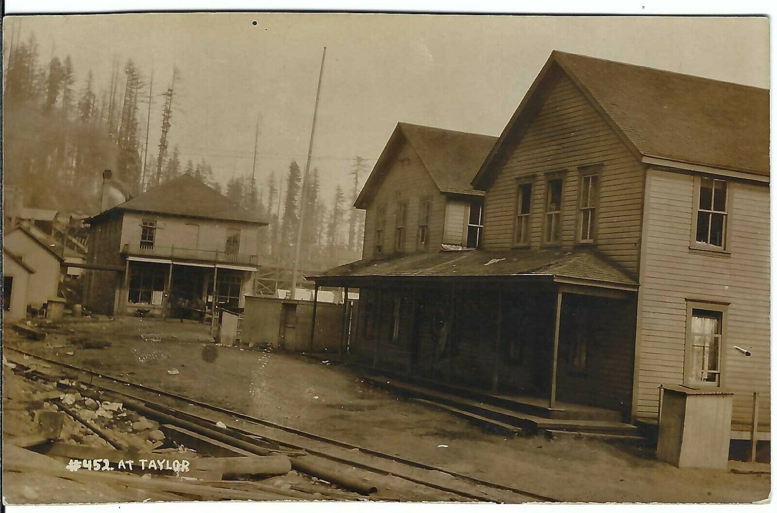 ghost town rr postcard